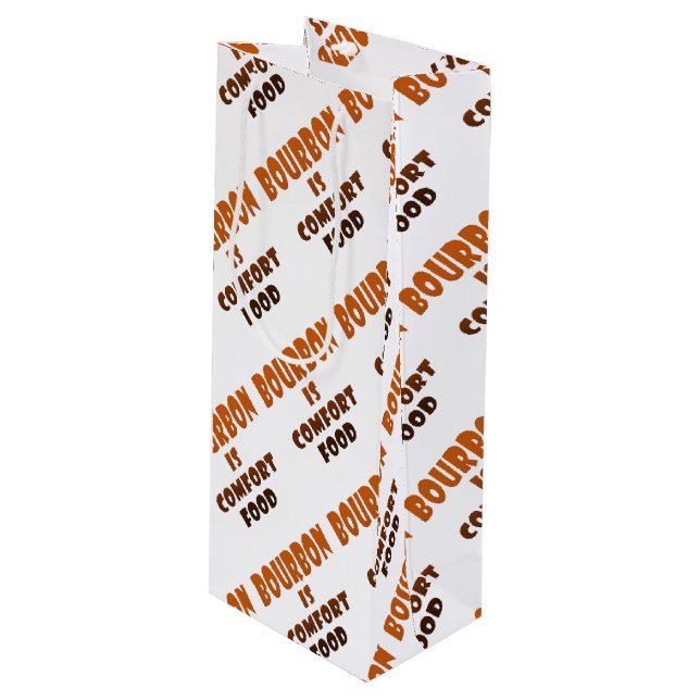 SACS de CADEAU - BOURBON est nourriture de confort (Devant Angle)