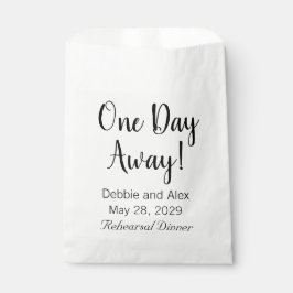 Sacs de cadeaux de dîner de répétition de mariage