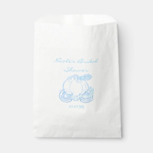 Sacs de cadeaux de fête de Carrosse Bleu de Cendri