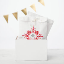 sacs de cadeaux rouges pour les funérailles 