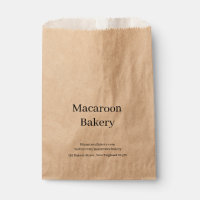 Sacs de Faveur - Conception de Macaron
