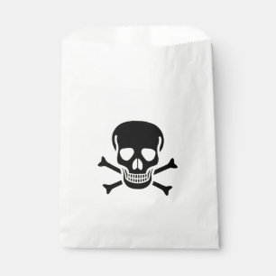 Sacs de faveur crâne noir blanc