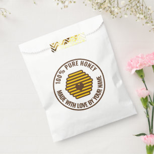 Sacs de faveur de logo de ruche pour des cadeaux d