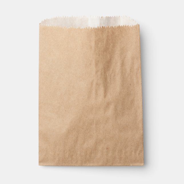 Sacs de Faveur en Kraft Écologiques pour Tout Évén (Devant)