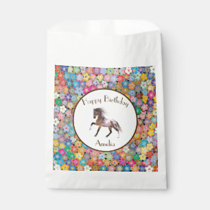 Sacs de faveur personnalisés Paint Horse Joyeux An