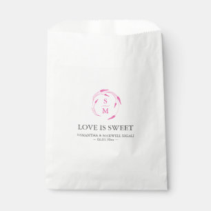 Sacs de Faveur Personnalisés pour Mariages Fuchsia