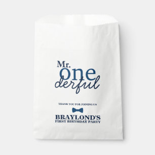 Sacs de Faveurs d'Anniversaire de M. Onederful
