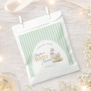 Sacs de Faveurs de Baby Shower Mère Oie et Oison.