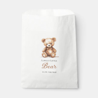 Sacs de Faveurs de Baby Shower Ourson