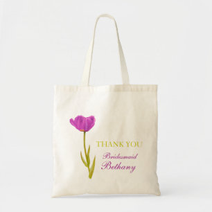 Sacs de femme de chambre mariage à fleurs de tulip