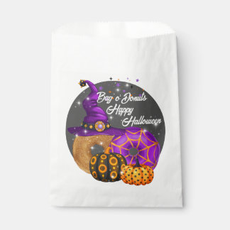 Sacs de friandises Halloween personnalisables pour