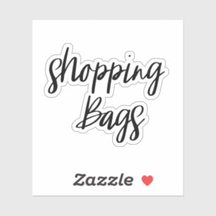 Sacs de magasin Sticker de stockage