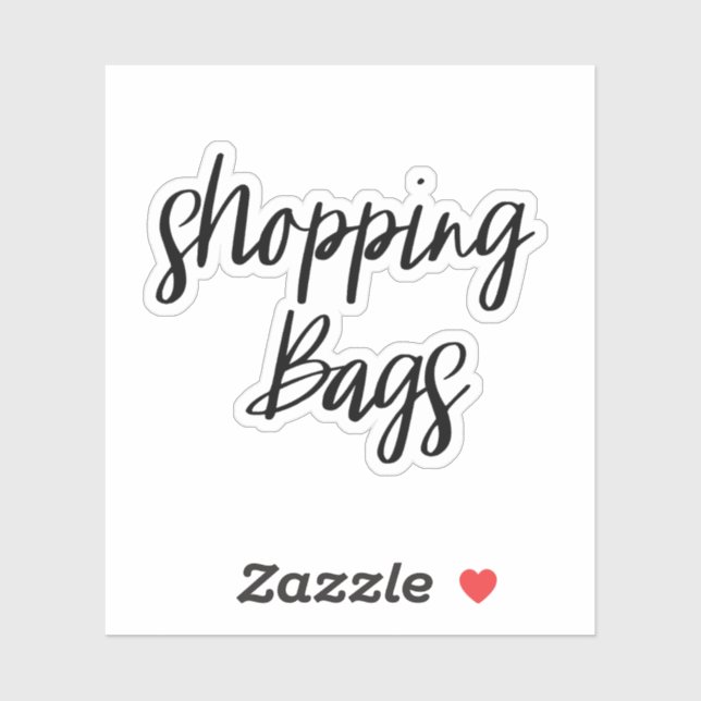Sacs de magasin Sticker de stockage (Feuille)