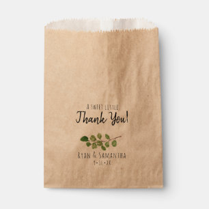 Sacs de préférence de mariage Un petit Merci dou