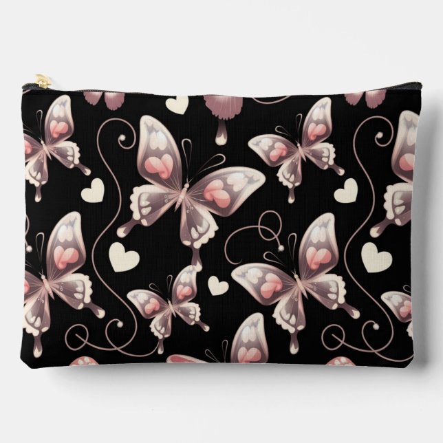 Sacs de voyage pour papillon Coeurs accessoires (Recto)