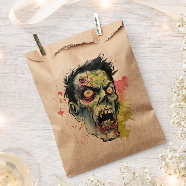 Sacs éffrayant Zombie Halloween Favoriser (Coupé)