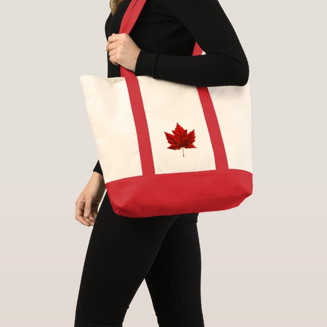 Sacs en feuille d'érable de Sacs fourre-tout Canad (Devant (produit))