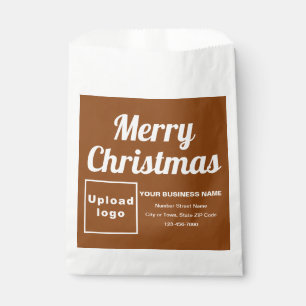Sacs en papier Arrière - plan Brown Noël