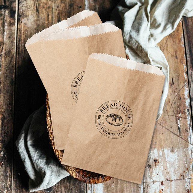 Sacs en papier du logo du timbre (Créateur téléchargé)