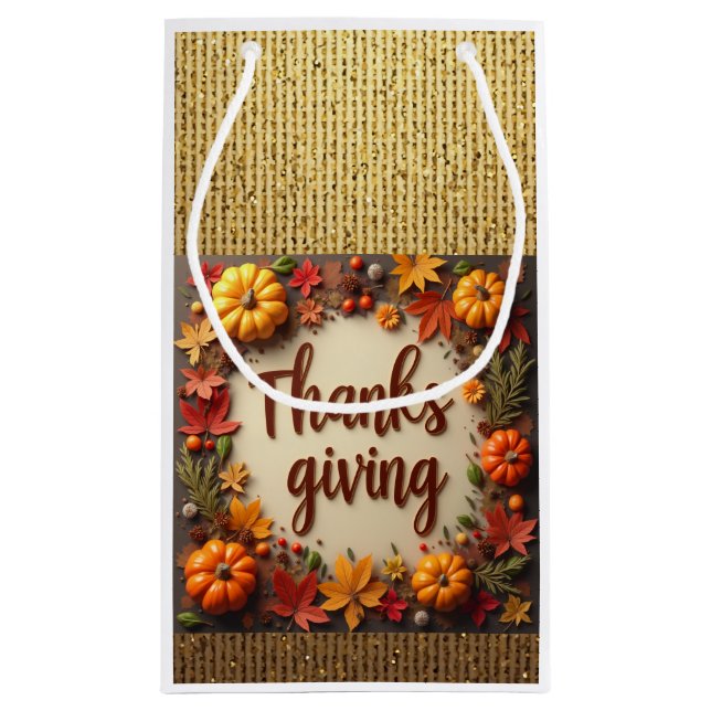 Sacs en papier pour Thanksgiving (Dos)