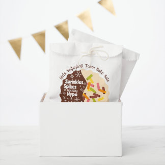 Sacs en papier pour vente de pâtisseries de Noël m