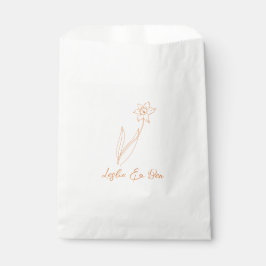 Sacs Favor de mariage Daffodil