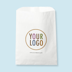 Sacs favoris blancs Personnalisé Logo de la sociét
