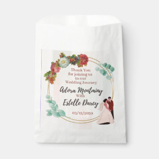 Sacs favoris de mariage personnalisés