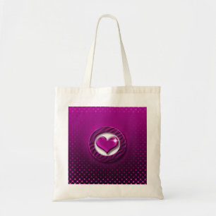 Sacs fourre-tout à amour de coeur pourpre