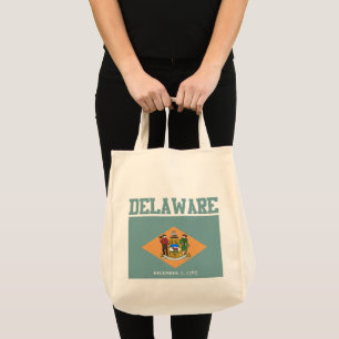 Sacs fourre-tout à drapeau d'état du Delaware