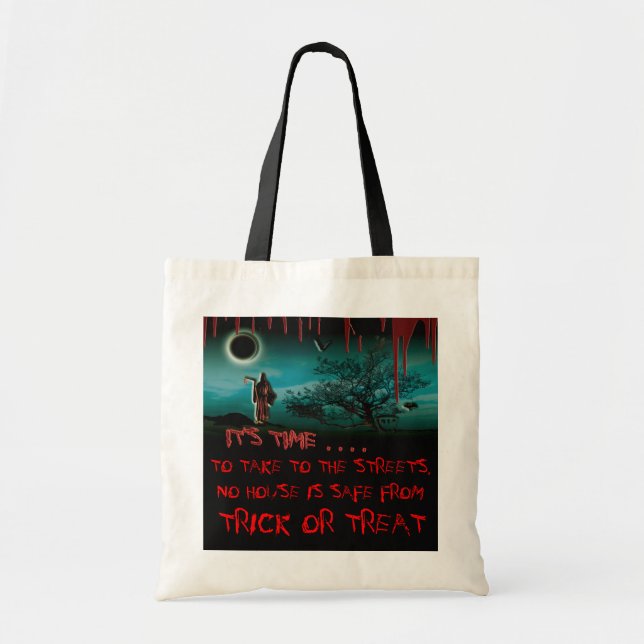 Sacs fourre-tout à Halloween - personnaliser (Devant)
