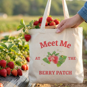 Sacs fourre-tout à la rencontre au carré de fraise