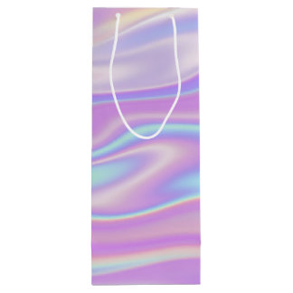 Sacs fourre-tout à vin aux vagues holographiques d