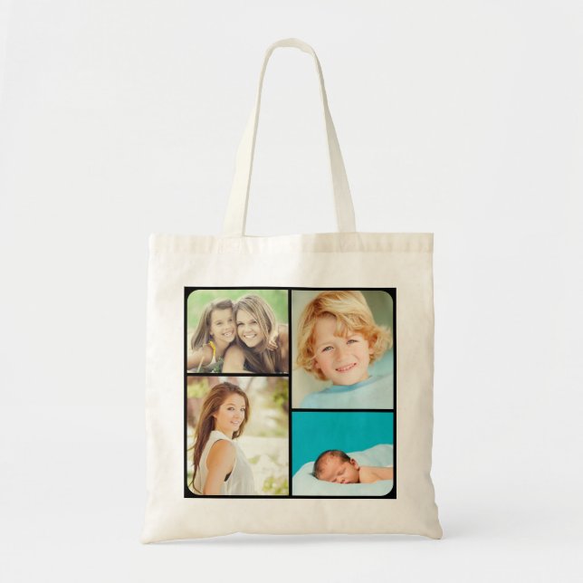Sacs fourre-tout de collection de photos de famill (Devant)