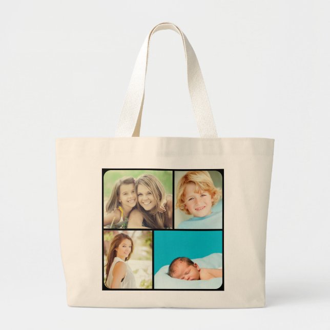 Sacs fourre-tout de collection de photos de famill (Devant)