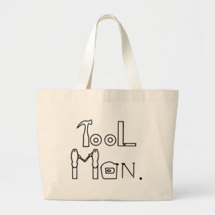 Sacs fourre-tout de dessin de l'homme d'outil