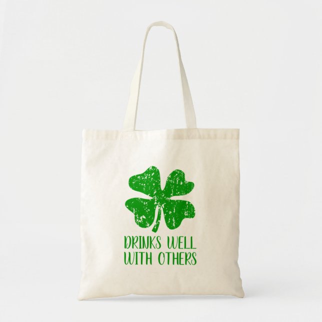 Sacs fourre-tout de la fête de la shamrock St Patr (Devant)