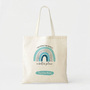 Sacs fourre-tout de l'enseignant arc-en-ciel Boho