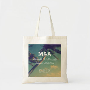 Sacs fourre-tout de mariage de plage de destinatio