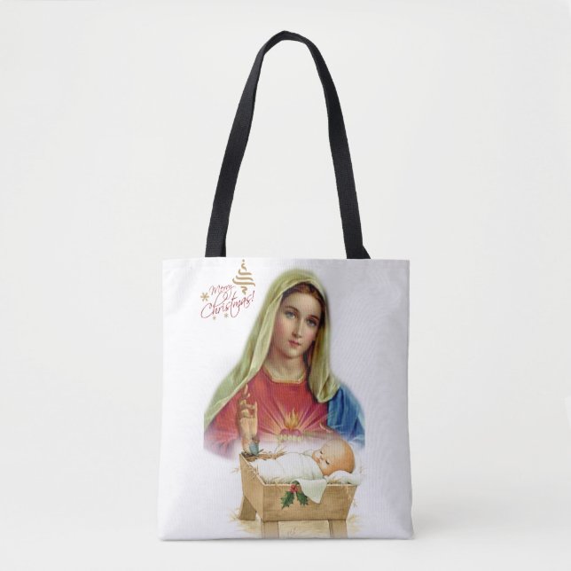 Sacs fourre-tout de Noël des femmes, Jésus Christ (Devant)