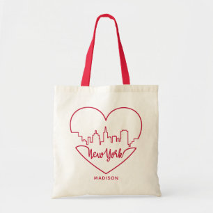 sacs fourre-tout de noms personnalisés New York H