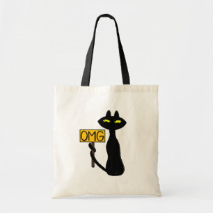 Sacs fourre-tout drôles "OMG" Bad Boogie -Le Chat-