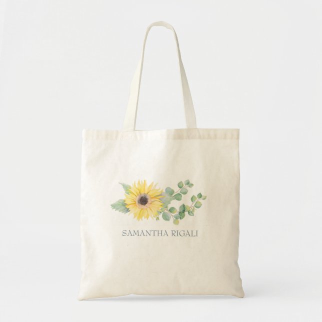 Sacs fourre-tout mignons pour femmes tournesol (Devant)