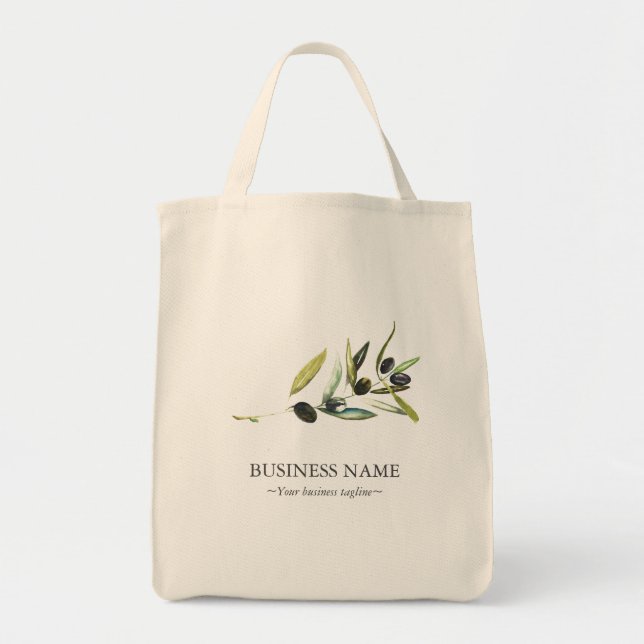 Sacs fourre-tout personnalisés Branche d'olive rus (Devant)