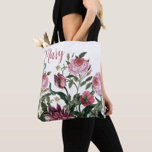 Sacs fourre-tout personnalisés - Modèle floral