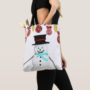 Sacs fourre-tout pour femmes de Noël, Snowman