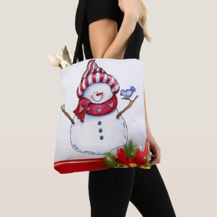 Sacs fourre-tout pour femmes de Noël, Snowman