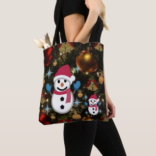 Sacs fourre-tout pour femmes de Noël, Snowman