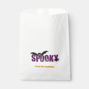 Sacs Goodie d'Halloween éffrayants avec chauves-so