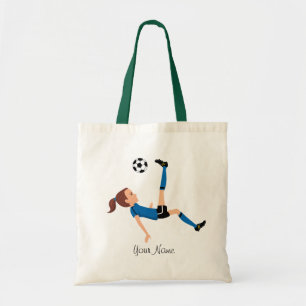 Sacs illustrés par football femelle